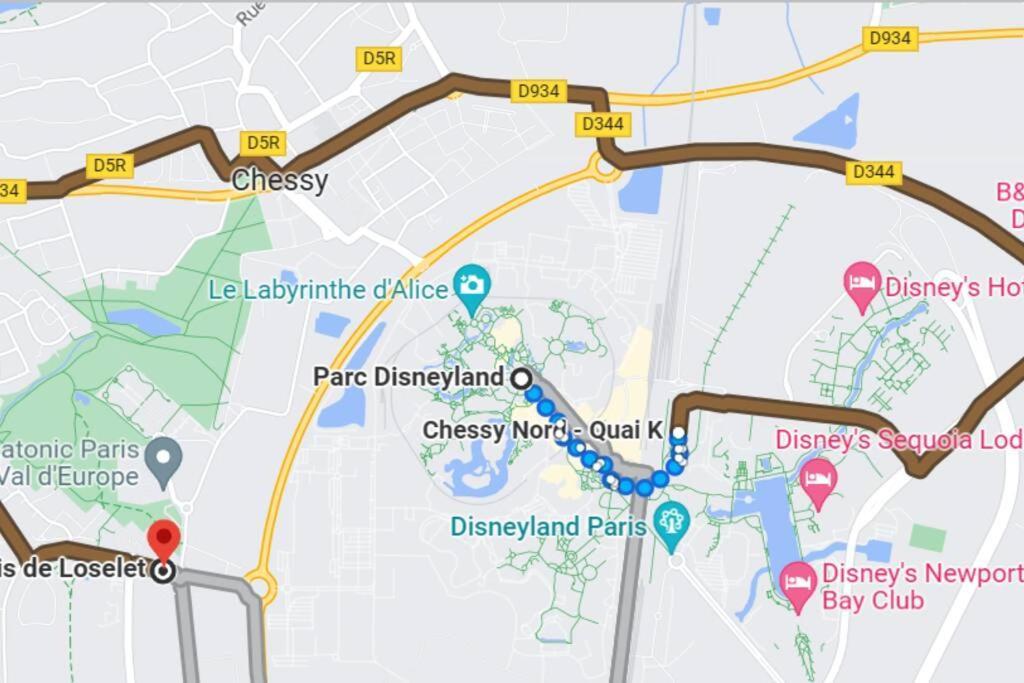 C210 Appartement Disneyland Paris Studio Montévrain Exteriör bild